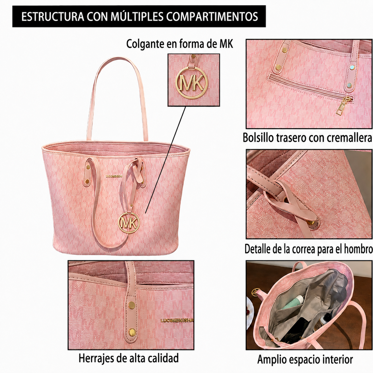 Cartera Luxury MK Rosse